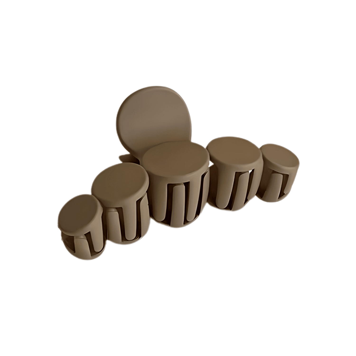 Arc shaped matte hair claw clip 10cm - Gummia